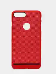 Красный iphone 7+ / 8 Plus чехол пластиковый с перфорацией