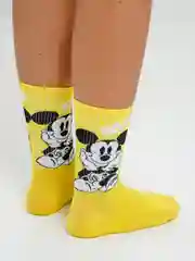 Желтый носки женские, высокие