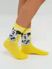 Желтый носки женские, высокие