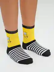 Желтый носки, средней длины