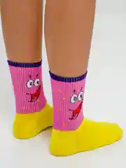Желтый носки женские, высокие