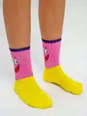 Желтый носки женские, высокие