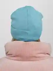 Лазурный шапка для девочек на флисе BEAR