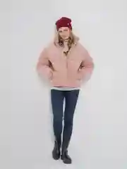Марсала шапка для девочек на флисе BEAR