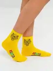 Желтый носки женские средней длины