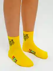 Желтый носки женские средней длины