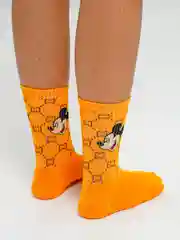 Оранжевый женские носки, высокие