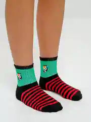 Зеленый носки, средней длины