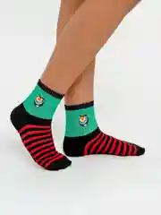 Зеленый носки, средней длины
