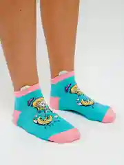 Бирюзовый носки женские