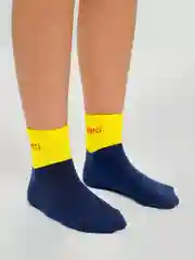 Желтый носки однотонные спортивные