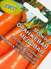 Семена Морковь "Оранжевая медовая"