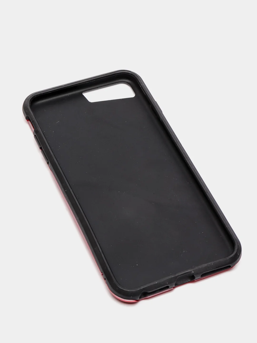 Красный iphone 7/8/SE 2020, 7 Plus/8 Plus, 6/6s, 6 Plus/6s Plus чехол силиконовый с рельефом