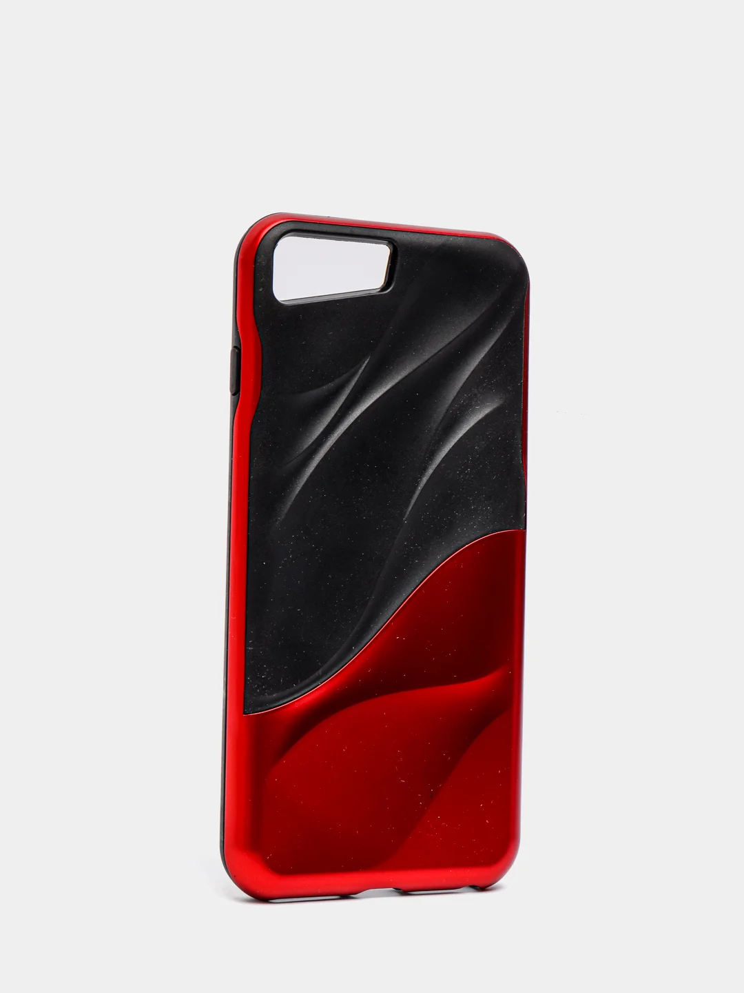 Красный iphone 7/8/SE 2020, 7 Plus/8 Plus, 6/6s, 6 Plus/6s Plus чехол силиконовый с рельефом