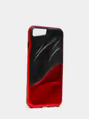 Красный iphone 7/8/SE 2020, 7 Plus/8 Plus, 6/6s, 6 Plus/6s Plus чехол силиконовый с рельефом