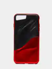 Красный iphone 7/8/SE 2020, 7 Plus/8 Plus, 6/6s, 6 Plus/6s Plus чехол силиконовый с рельефом