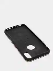 Золотой iphone X / XS  чехол силикон + пластик с эффектом "металлик"