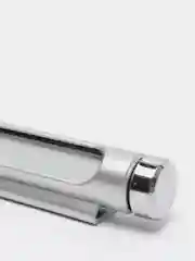 Серебряный автовизитка парковочная - табличка с номером телефона для авто