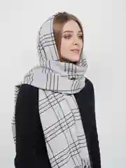 Белый палантин