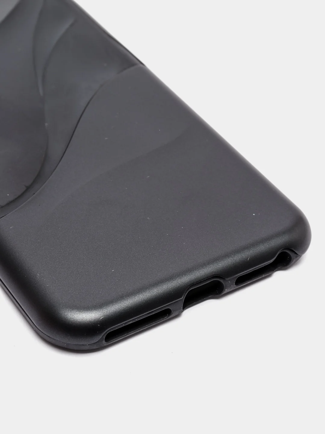 Черный iphone 7/8/SE 2020, 7 Plus/8 Plus, 6/6s, 6 Plus/6s Plus чехол силиконовый с рельефом