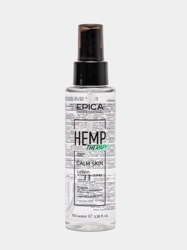Лосьон для снятия раздражения кожи головы Epica Hemp therapy organic, 100 мл