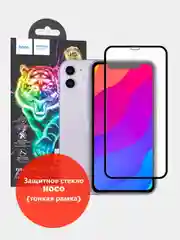 Защитное стекло HOCO для Apple IPhone 11 / IPhone XR (тонкая черная рамка)