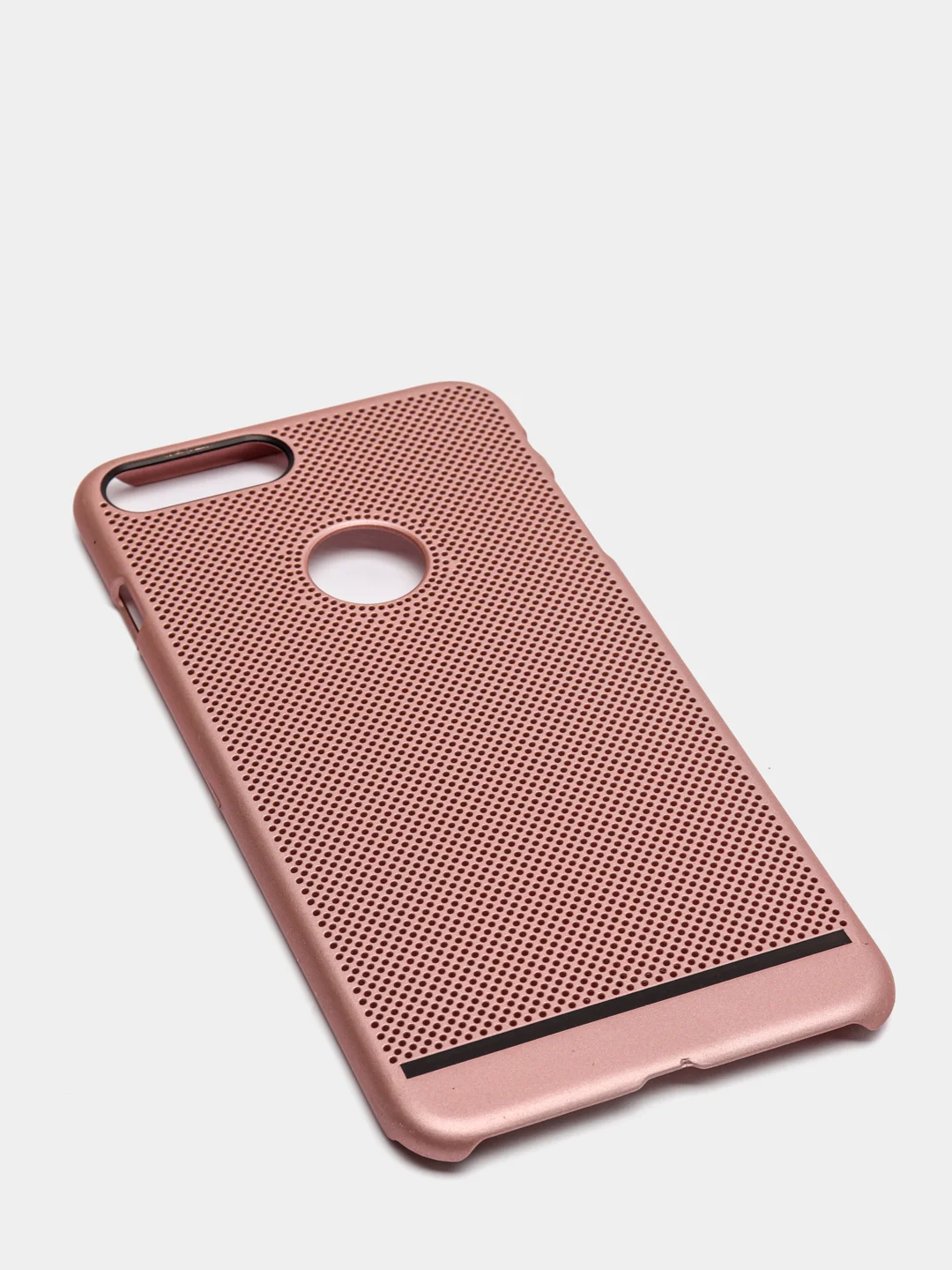 Коралловый меланж iphone 7+ / 8 Plus чехол пластиковый с перфорацией