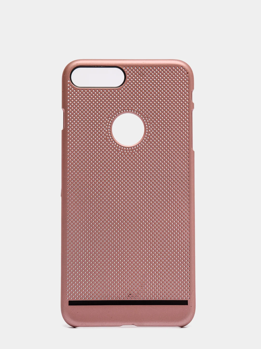 Коралловый меланж iphone 7+ / 8 Plus чехол пластиковый с перфорацией