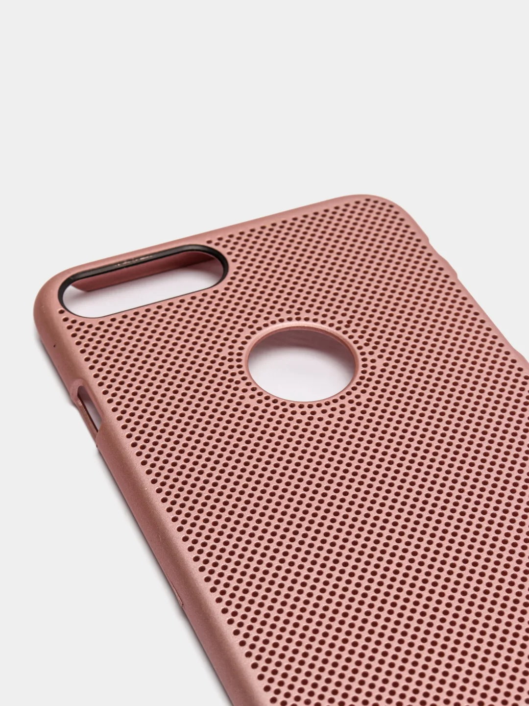 Коралловый меланж iphone 7+ / 8 Plus чехол пластиковый с перфорацией