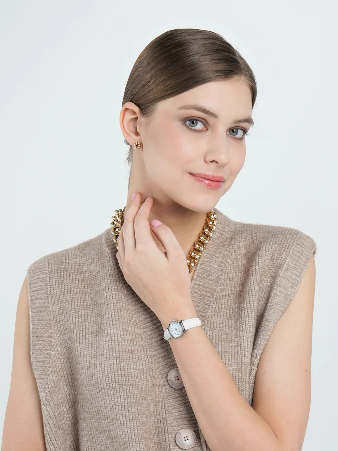 Белый часы наручные Fashion h3514, женские