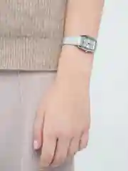 Серебряный женские кварцевые часы