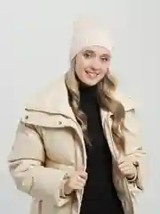 Слоновая кость шапки/ Шапки зимние/ Шапки женские