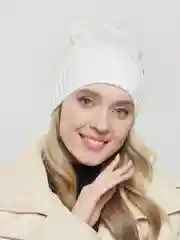 Белый шапка женская Angel