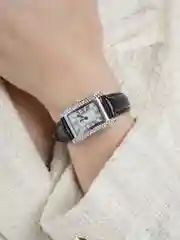 Серебряный женские кварцевые часы