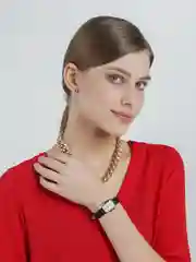 Золотой женские кварцевые часы
