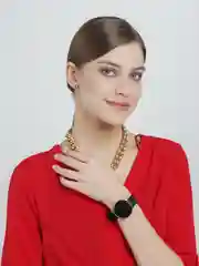Медный электронные часы с красной подсветкой