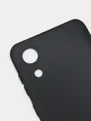 Черный чехол Samsung Galaxy A03 Core (Самсунг Галакси А03 Кор) черный силиконовый