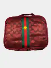 Бордовый косметички женские/женские косметички/Косметичка женская, для путешествий, 3 цвета