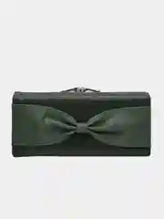 Зеленый кошелек женский