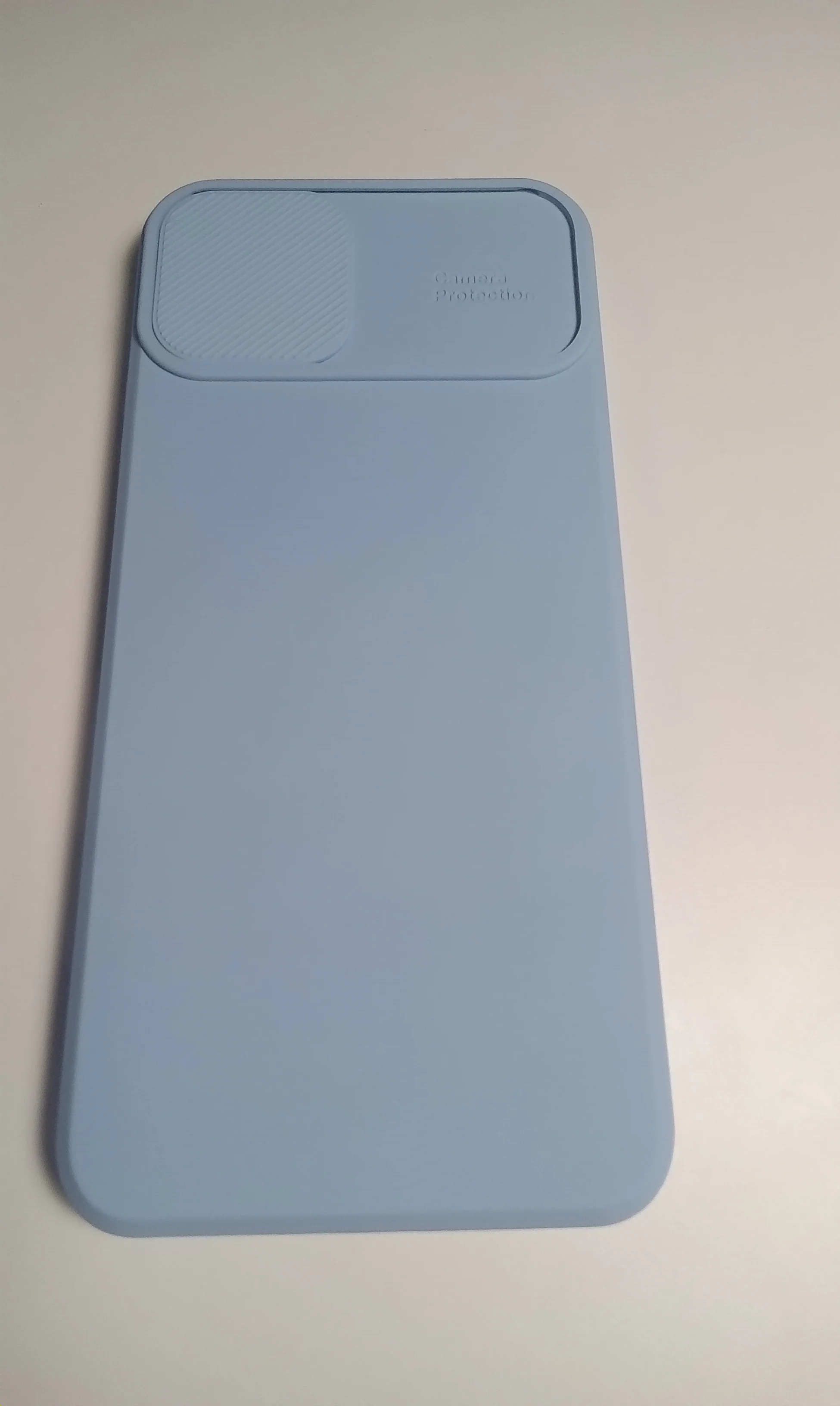 Голубой чехол Xiaomi REDMI 10C / Redmi 9C, с задвижным окном для защиты камеры и бархатом внутри