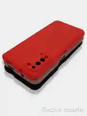 Черный чехол для Honor X10, X10 5G силиконовый цветной матовый, накладка