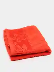 Коралловый полотенце махровое жаккардовое, 50 х 90 см