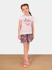Розовый костюм для девочек/комплект/футболка и шорты/костюм с шортами/летний костюм/в садик