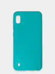 Бирюзовый чехол силиконовый для Samsung Galaxy A10 (Самсунг Галакси А10), цветной, матовый