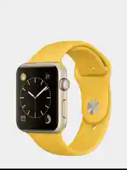 Желтый силиконовый ремешок для Apple Watch X22 PRO М36 М16 М26 Х7 38/40/42/44