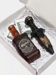 Коричневый подарочный набор мужской Gifts Place: фигурное мыло ручной работы