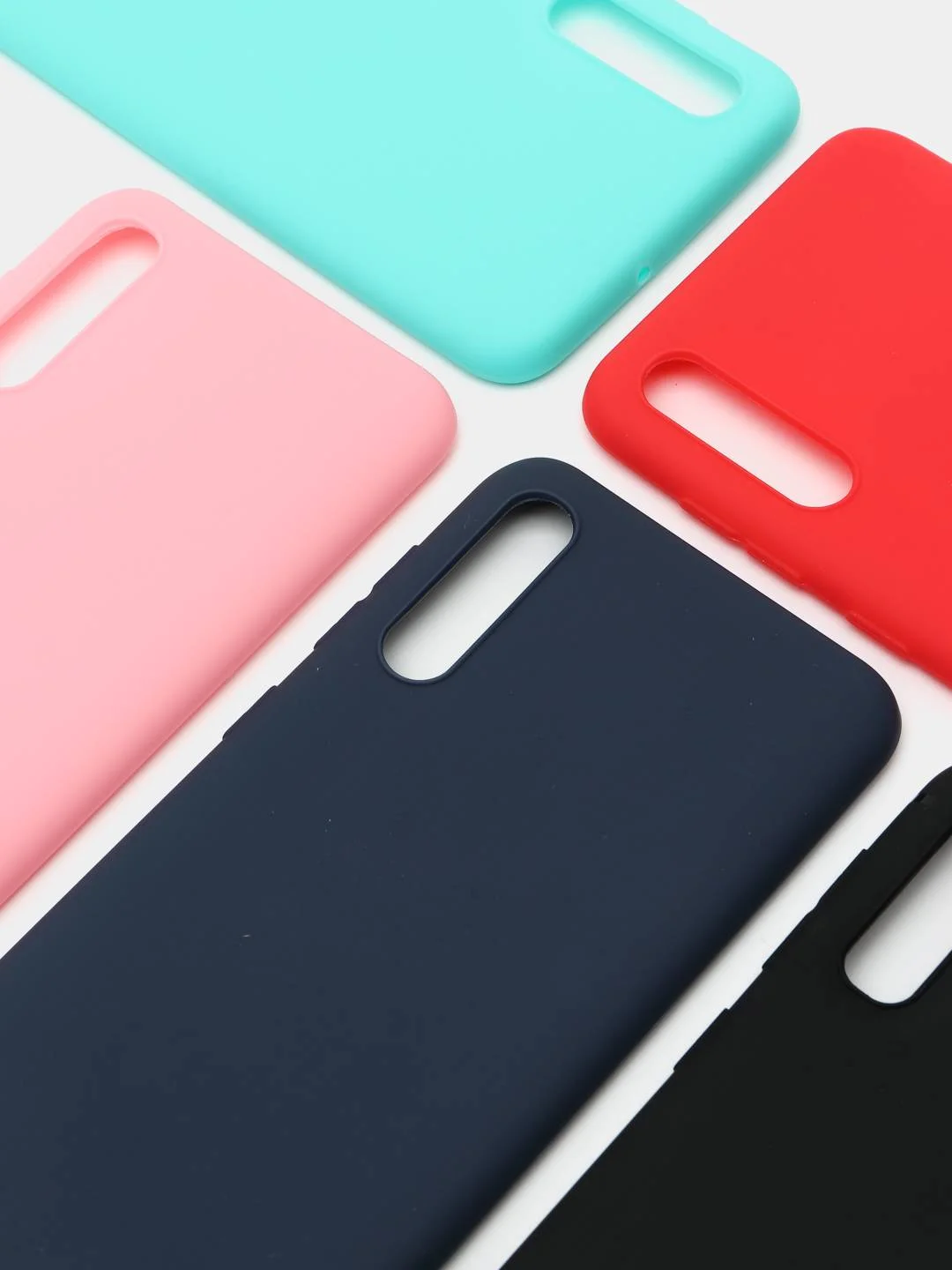 Чехол для Samsung A41, A32, A72 матовый силиконовый много цветов