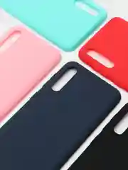 Чехол для Samsung A41, A32, A72 матовый силиконовый много цветов