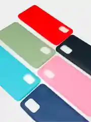 Чехол для Samsung A41, A32, A72 матовый силиконовый много цветов