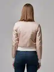 Бежевый бомбер женский Nikiniti